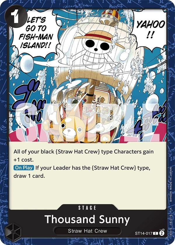 Image for Thousand Sunny (ST14-017) - One Piece Card Game