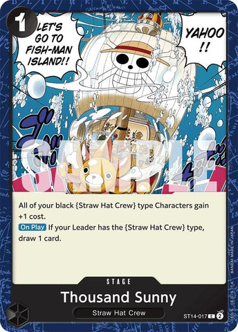 Image for Thousand Sunny (ST14-017) - One Piece Card Game