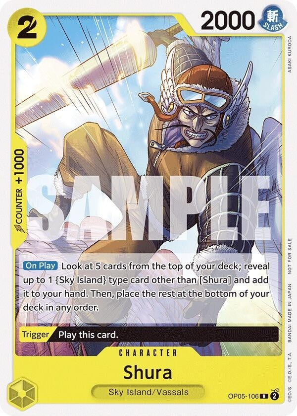 Image for Shura (Tournament Pack Vol. 7) (OP05-106) - One Piece Card Game