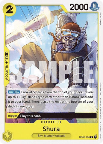 Image for Shura (Tournament Pack Vol. 7) (OP05-106) - One Piece Card Game