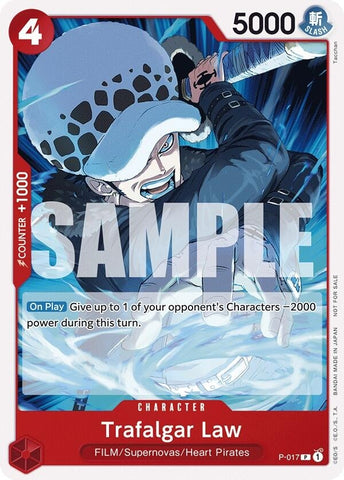 Image for Trafalgar Law (Tournament Pack Vol. 7) (P-017) - One Piece Card Game