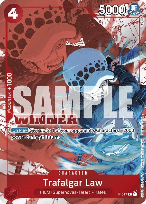 Image for Trafalgar Law (Winner Pack Vol. 7) (P-017) - One Piece Card Game