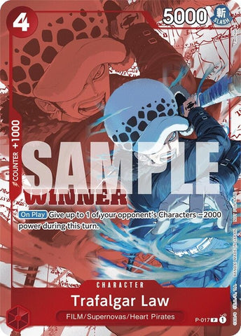 Image for Trafalgar Law (Winner Pack Vol. 7) (P-017) - One Piece Card Game