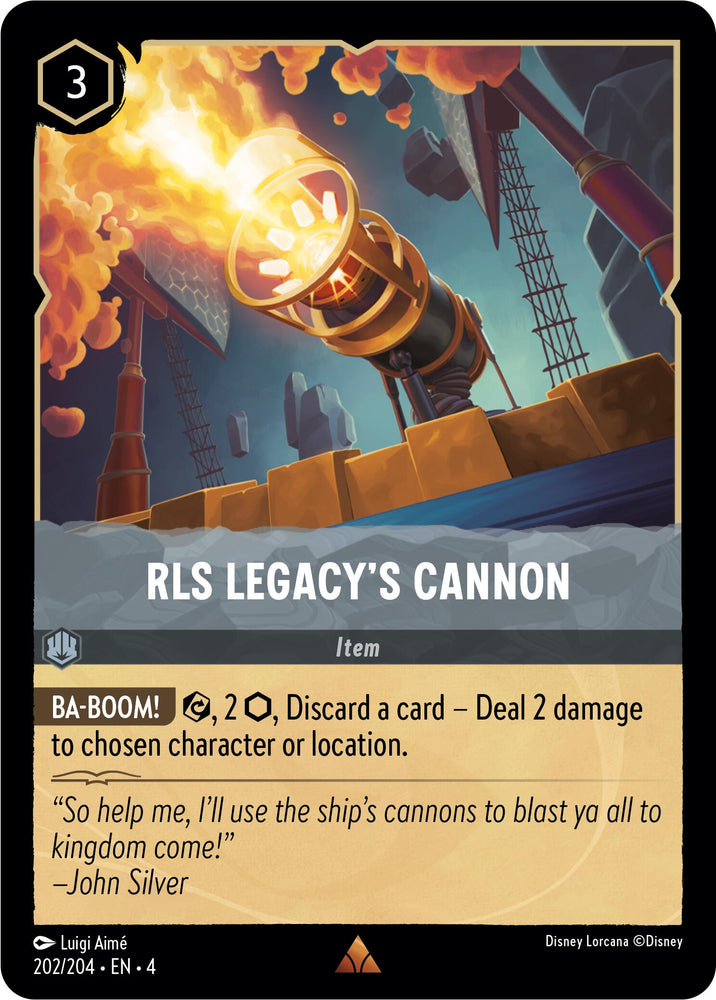Image for RLS Legacy's Cannon (202/204) - Disney Lorcana