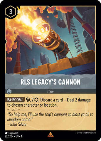 Image for RLS Legacy's Cannon (202/204) - Disney Lorcana