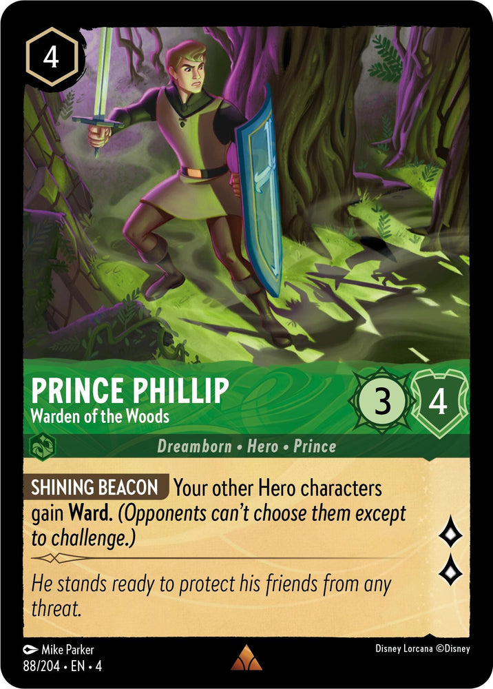 Image for Prince Phillip - Warden of the Woods (88/204) - Disney Lorcana