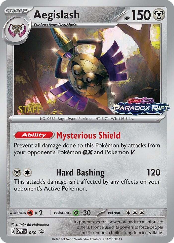 Image for Aegislash - 060 (Prerelease) [Staff] (060) (SVP)