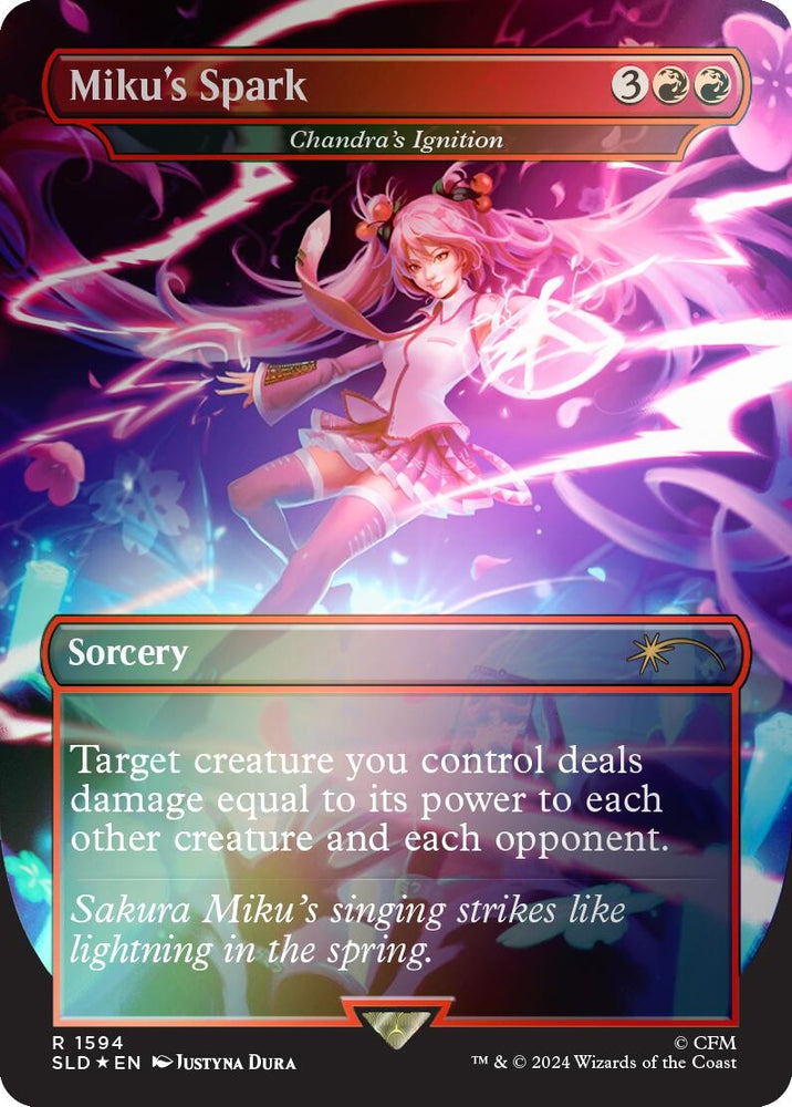 Image for Miku's Spark - Chandra's Ignition (Rainbow Foil) (1594) [Secret Lair Drop Series]