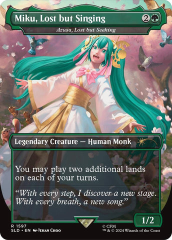 Image for Miku, Lost but Singing - Azusa, Lost but Seeking (1597) [Secret Lair Drop Series]
