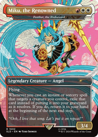 Image for Miku, the Renowned - Feather, the Redeemed (1602) [Secret Lair Drop Series]
