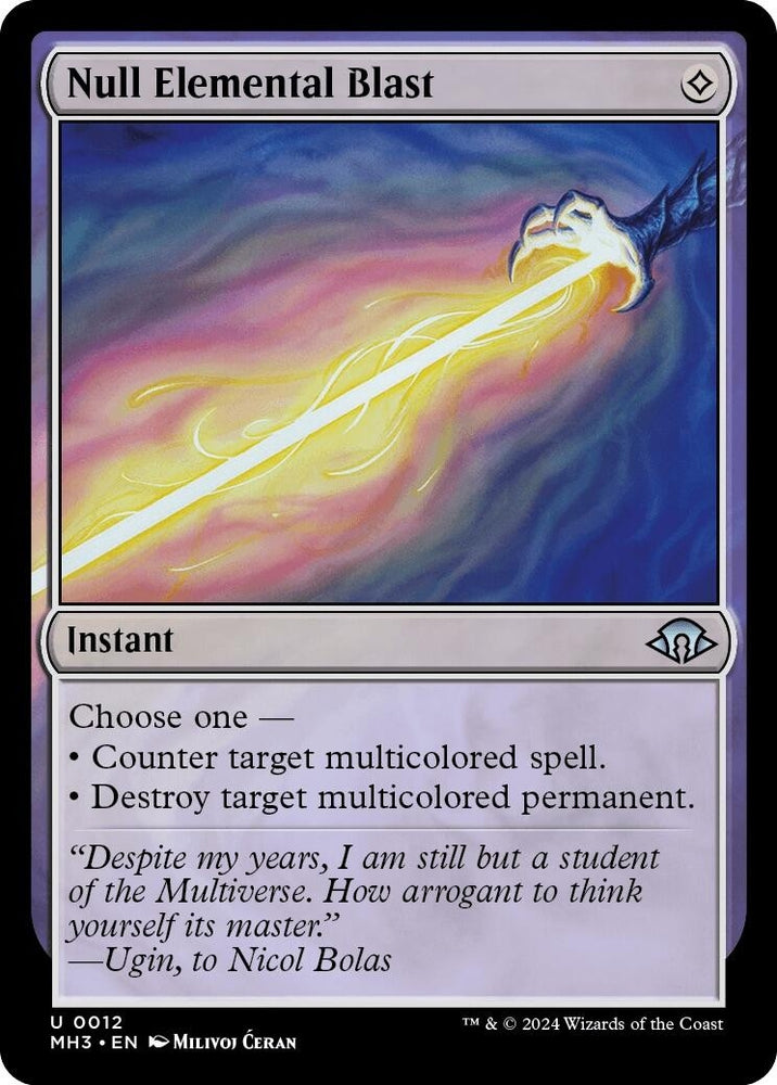 Image for Null Elemental Blast (12) [Modern Horizons 3]