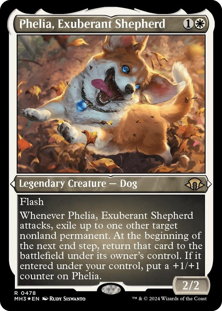 Image for Phelia, Exuberant Shepherd (Foil Etched) (478) [Modern Horizons 3]