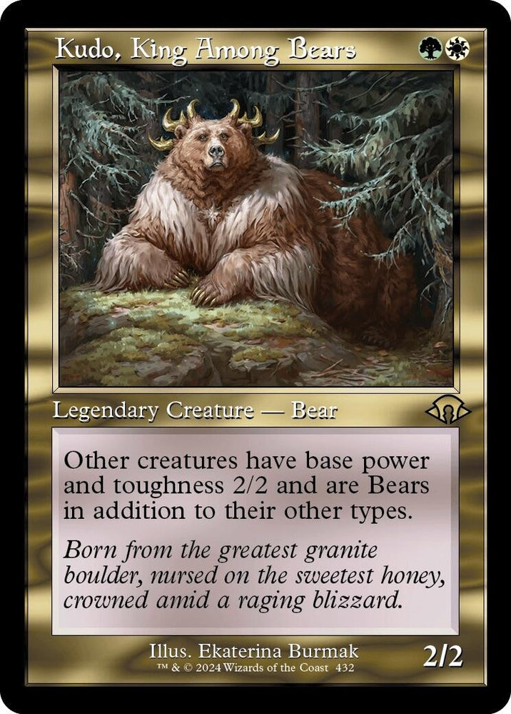 Image for Kudo, King Among Bears (Retro Frame) (432) [Modern Horizons 3]