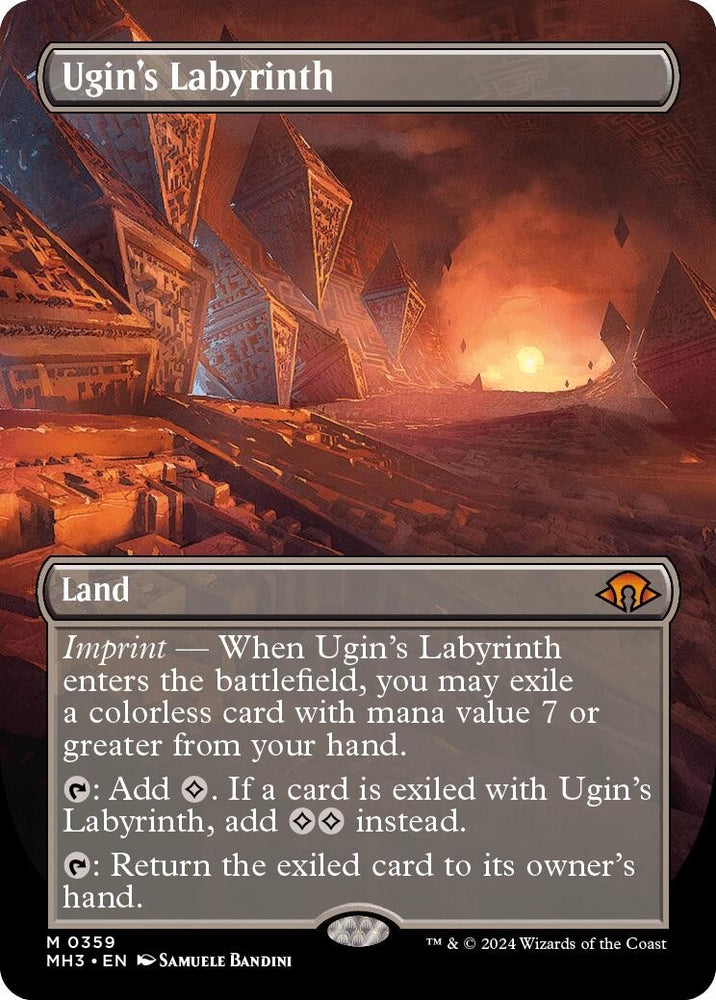 Image for Ugin's Labyrinth (Borderless) (359) [Modern Horizons 3]