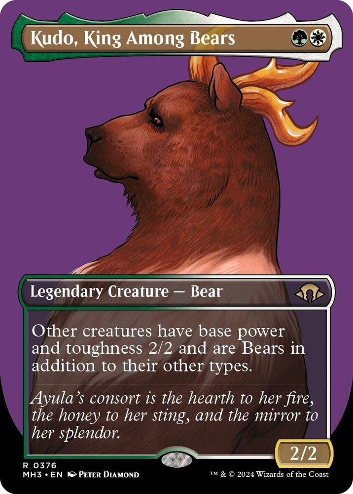 Image for Kudo, King Among Bears (Borderless) (376) [Modern Horizons 3]