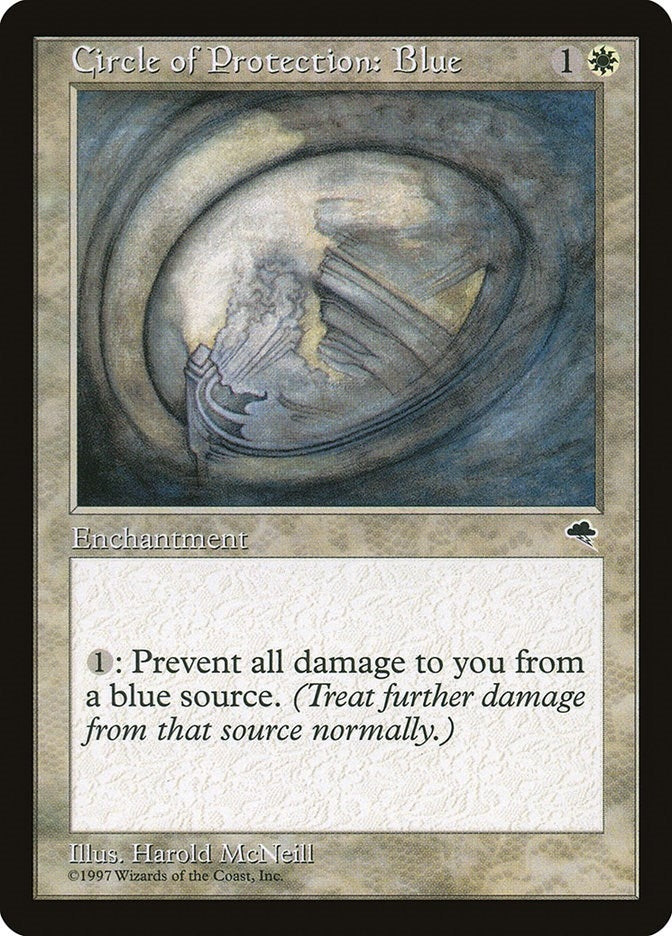 Image for Circle of Protection: Blue (9) [Tempest]