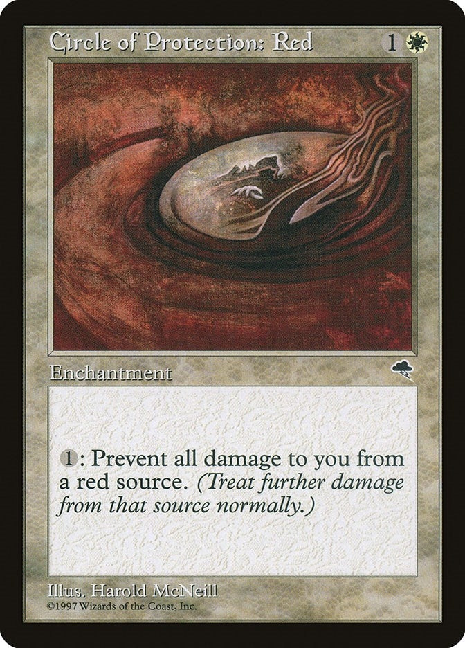 Image for Circle of Protection: Red (11) [Tempest]