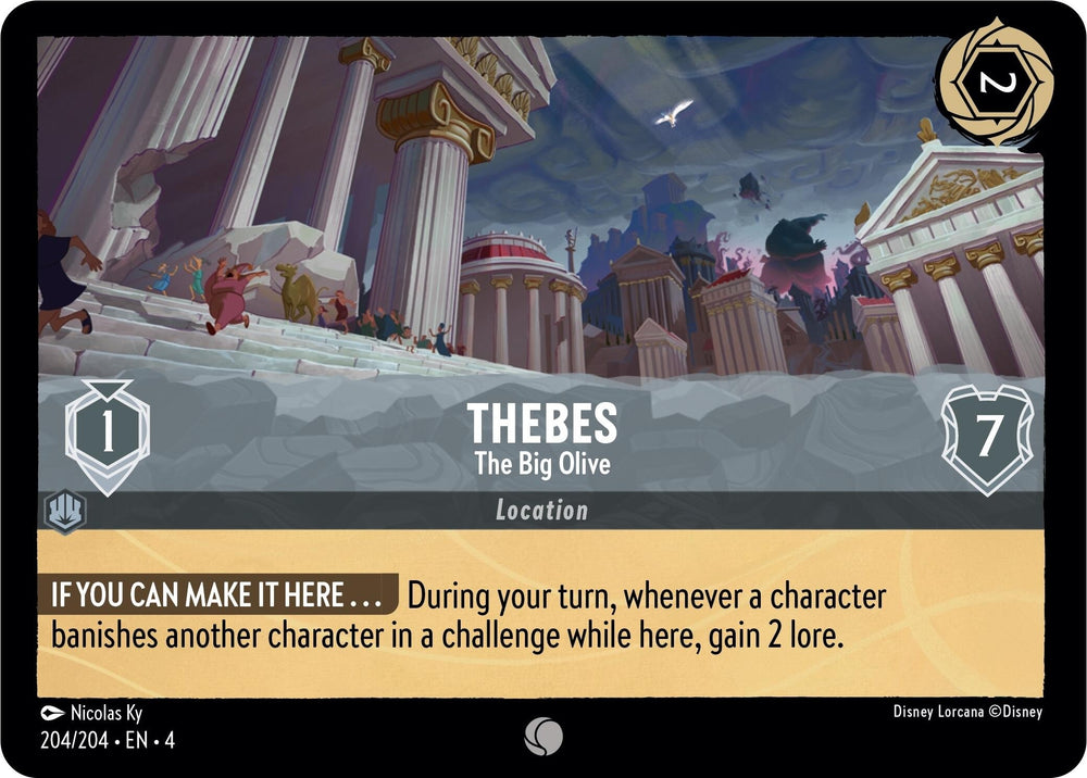 Image for Thebes - The Big Olive (204/204) - Disney Lorcana
