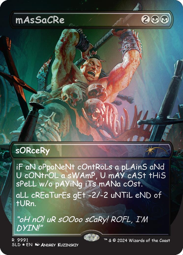 Image for mAsSaCRe (Rainbow Foil) (9991) [Secret Lair Drop Series]