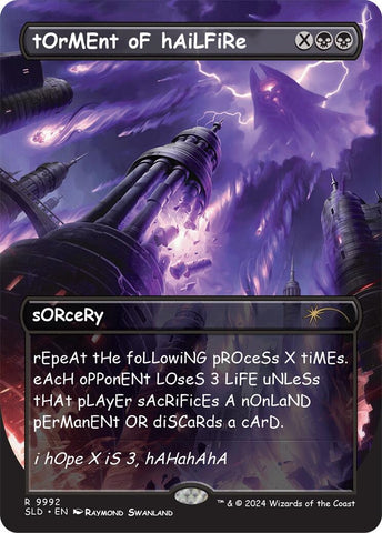 Image for tOrMEnt oF hAiLFiRe (9992) [Secret Lair Drop Series]