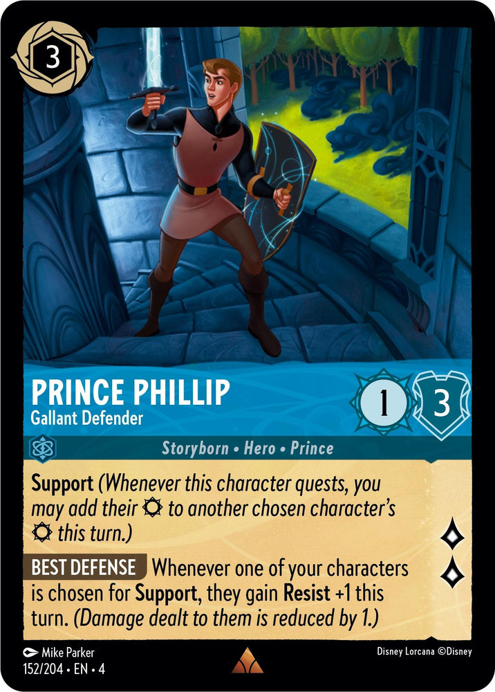 Image for Prince Phillip - Gallant Defender (152/204) - Disney Lorcana