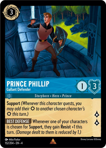 Image for Prince Phillip - Gallant Defender (152/204) - Disney Lorcana