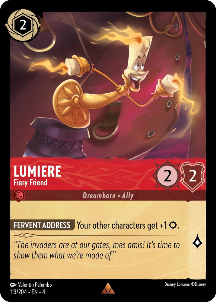 Image for Lumiere - Fiery Friend (113/204) [Ursula's Return]