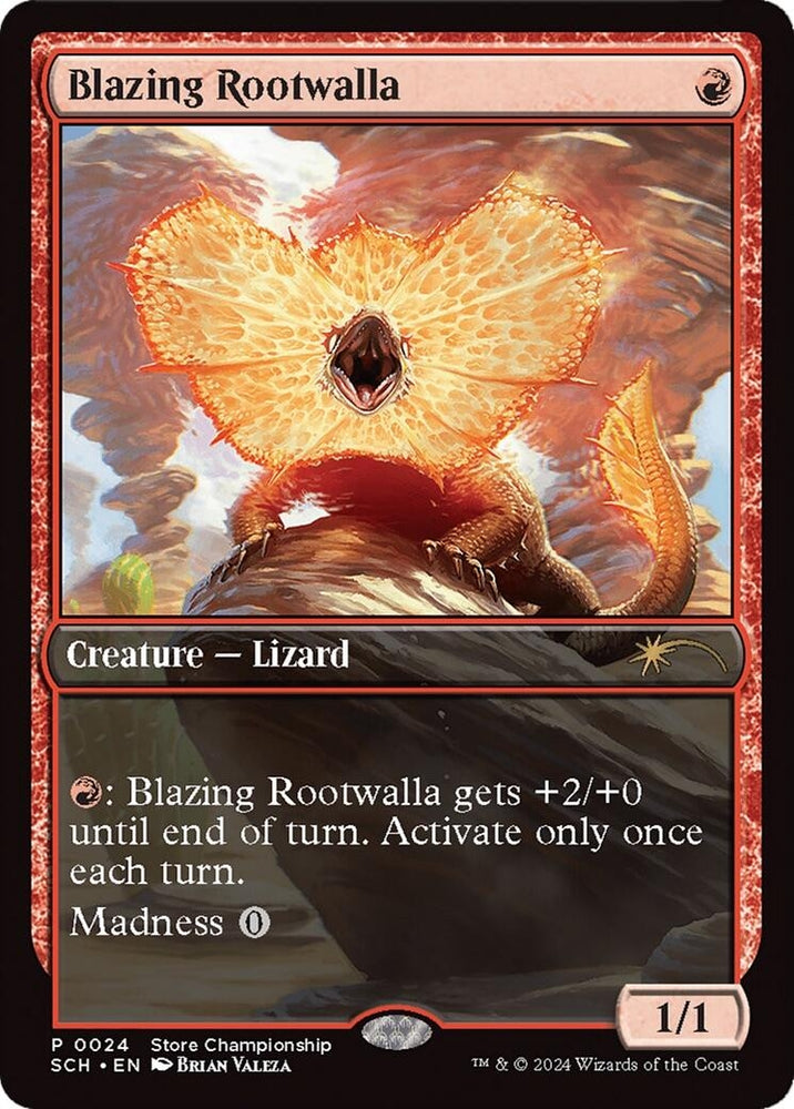 Image for Blazing Rootwalla (24) [Game Day & Store Championship Promos]