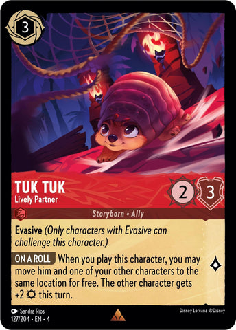 Image for Tuk Tuk - Lively Partner (127/204) - Disney Lorcana