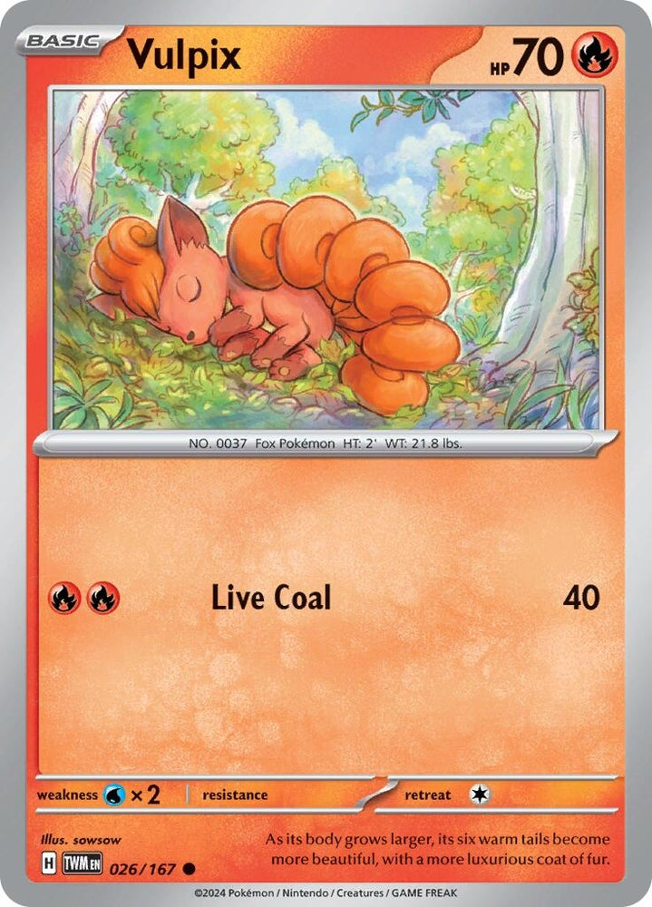 Image for Vulpix (026/167) (TWM)