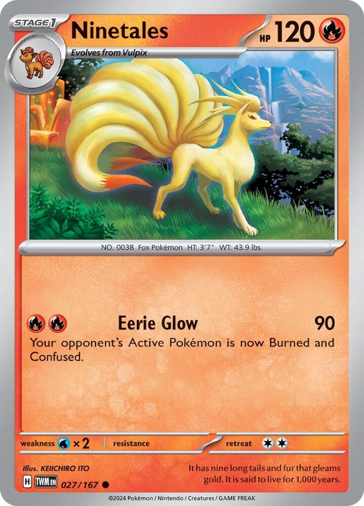 Image for Ninetales (027/167) (TWM)