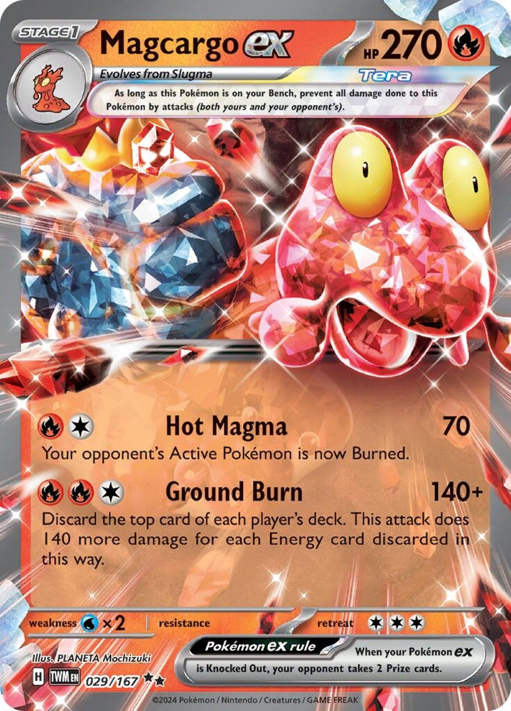 Image for Magcargo ex - 029/167 (029/167) (TWM)