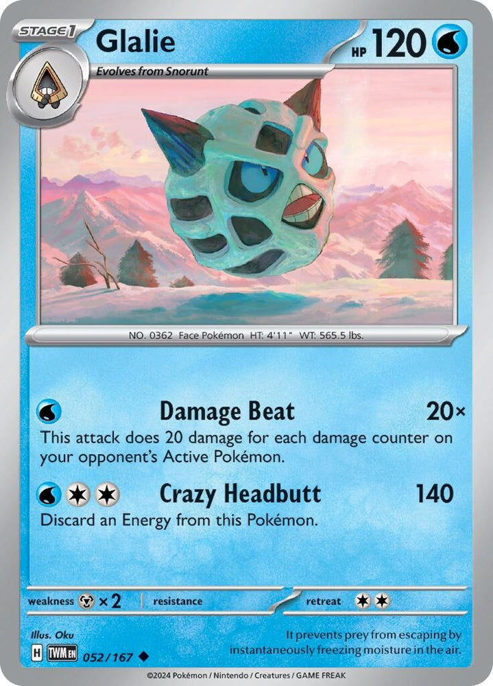 Image for Glalie (052/167) (TWM)