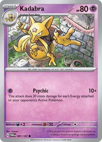 Image for Kadabra (081/167) (TWM)