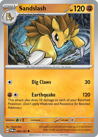 Image for Sandslash (098/167) (TWM)