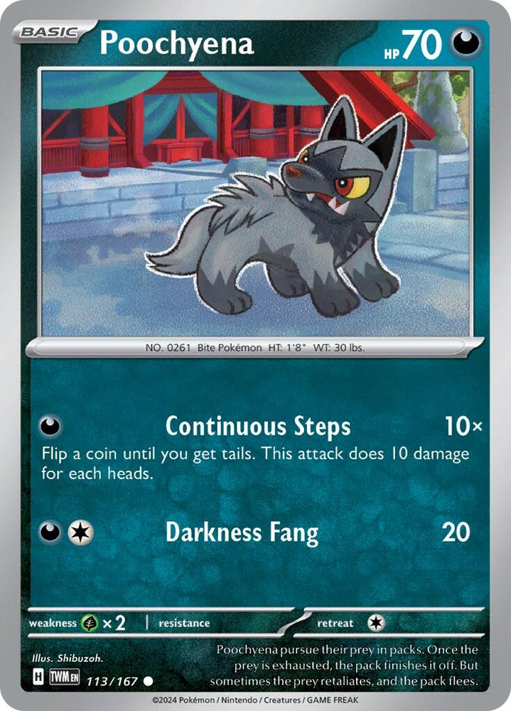 Image for Poochyena (113/167) (TWM)