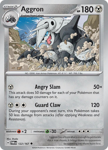 Image for Aggron (122/167) (TWM)