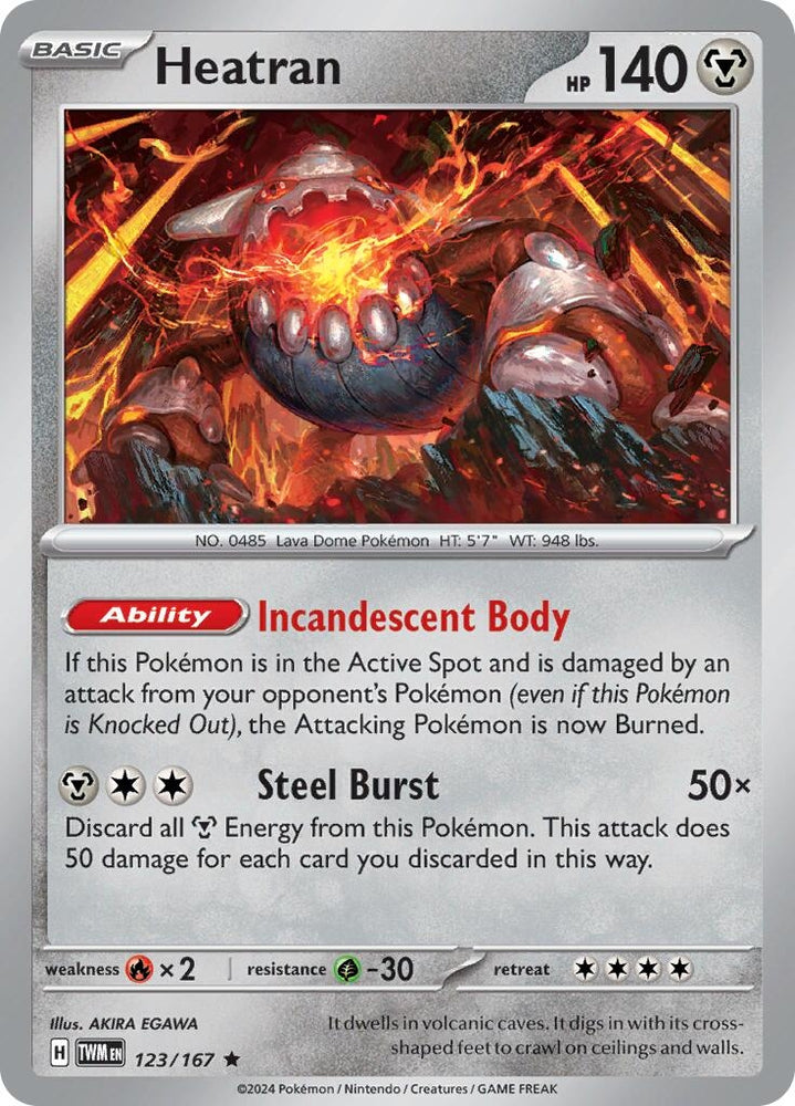 Image for Heatran (123/167) (TWM)