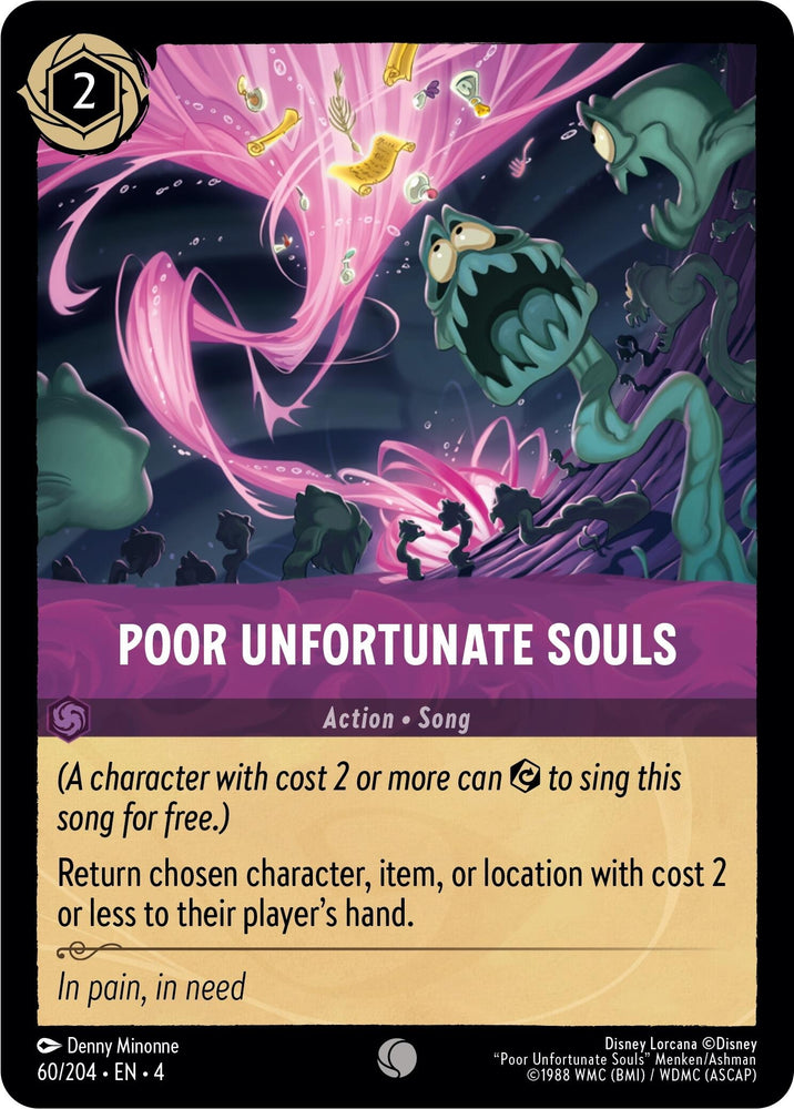 Image for Poor Unfortunate Souls (60/204) - Disney Lorcana