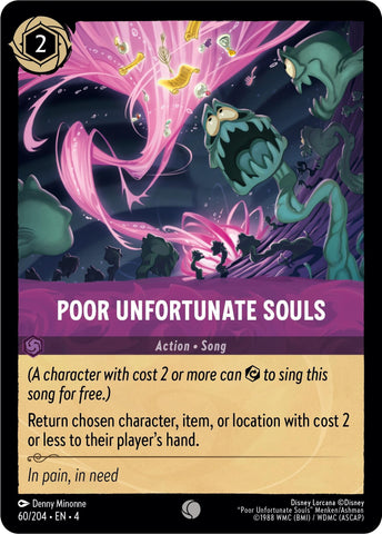 Image for Poor Unfortunate Souls (60/204) - Disney Lorcana