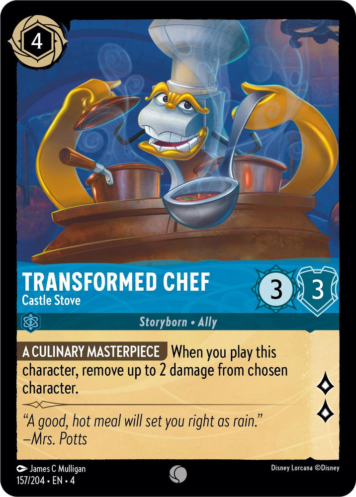 Image for Transformed Chef - Castle Stove (157/204) - Disney Lorcana