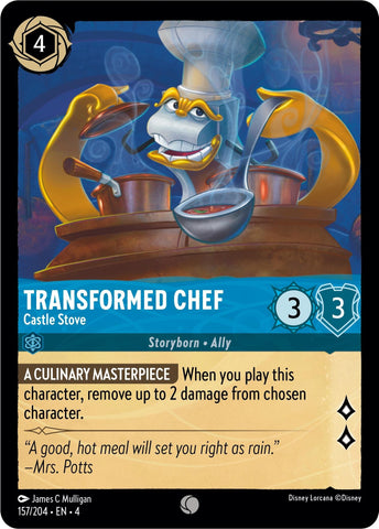 Image for Transformed Chef - Castle Stove (157/204) - Disney Lorcana
