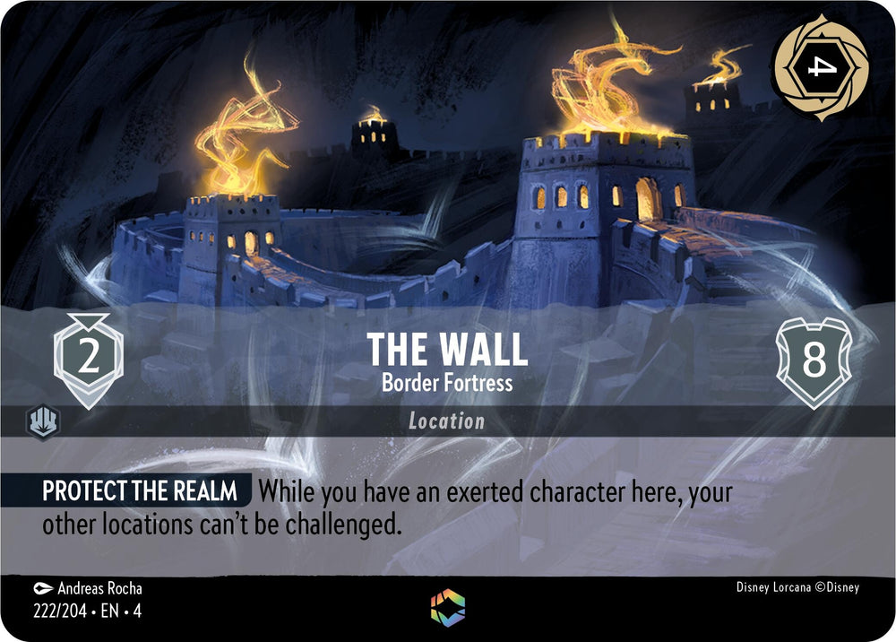 Image for The Wall - Border Fortress (Enchanted) (222/204) [Ursula's Return]