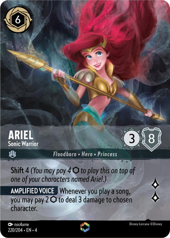Image for Ariel - Sonic Warrior (Enchanted) (220/204) [Ursula's Return]