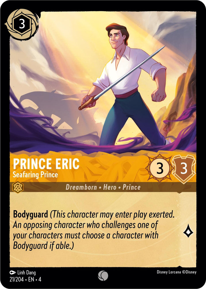 Image for Prince Eric - Seafaring Prince (21/204) - Disney Lorcana