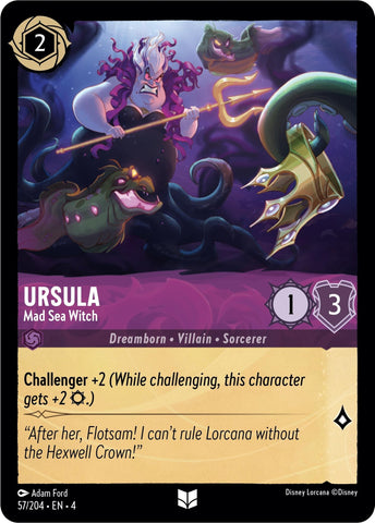 Image for Ursula - Mad Sea Witch (57/204) - Disney Lorcana