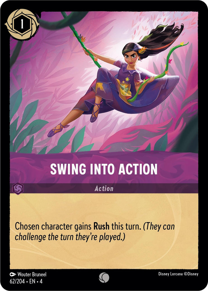 Image for Swing into Action (62/204) - Disney Lorcana