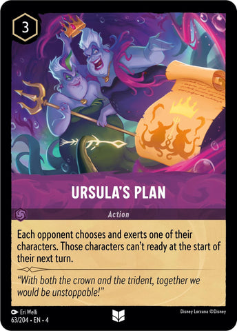Image for Ursula's Plan (63/204) - Disney Lorcana