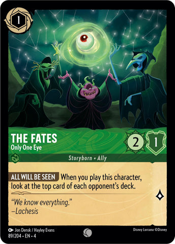 Image for The Fates - Only One Eye (89/204) - Disney Lorcana