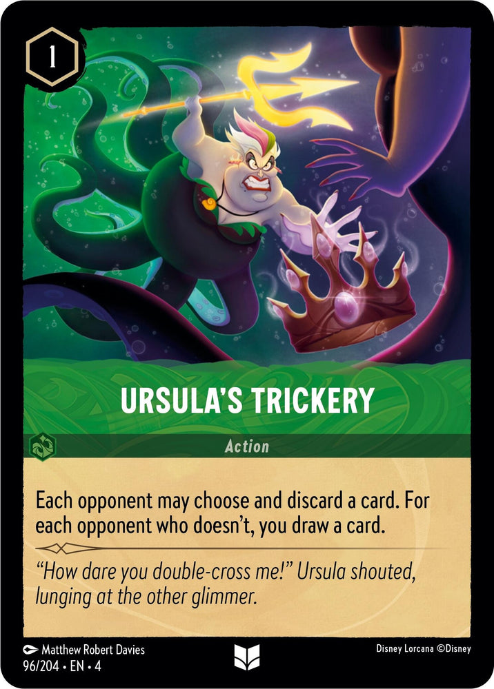 Image for Ursula's Trickery (96/204) - Disney Lorcana